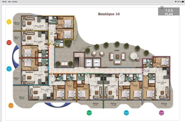 Квартира в Алания, Турция, 40м² - изображение 8