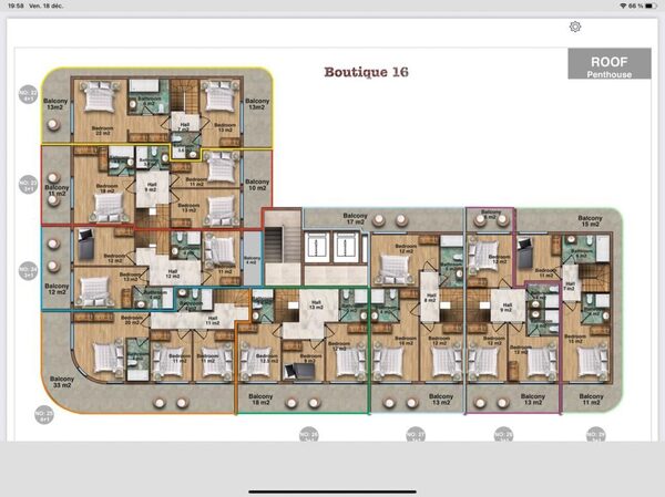 Квартира в Алания, Турция, 40м² - изображение 6