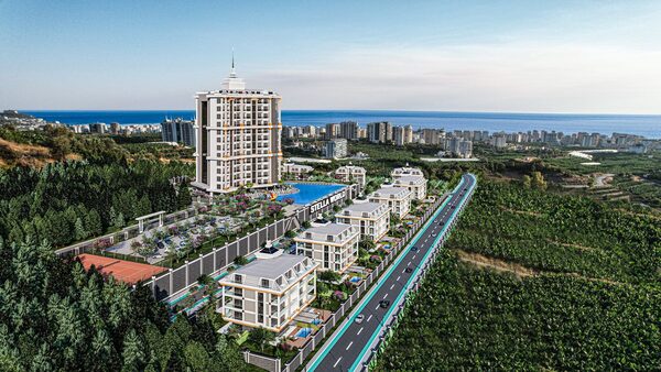 Апартаменти 1 спальня 46 м² в Аланії, Туреччина