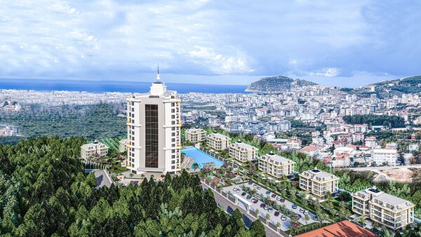 Квартира в Алания, Турция, 46м² - изображение 2