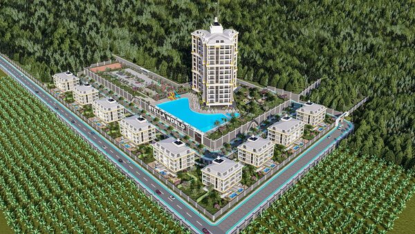 Квартира в Алания, Турция, 46м² - изображение 5
