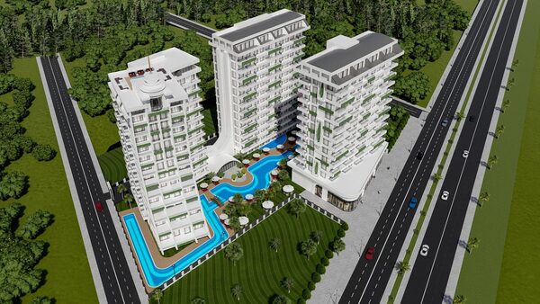 Квартира в Алания, Турция, 55м² - изображение 2