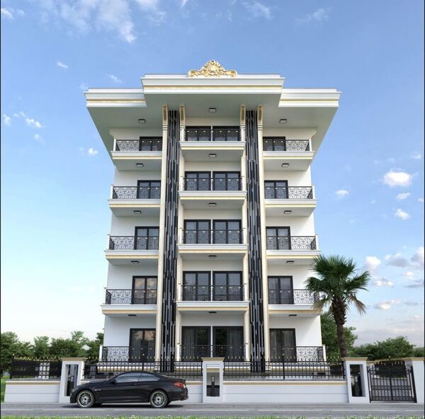 Апартаменты 1 спальня 51 м² в Аланье, Турция