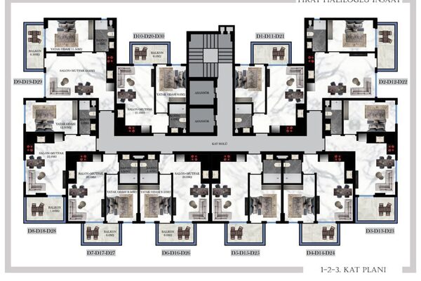 Apartament w Alanya, Turcja, 55m² - obraz 25
