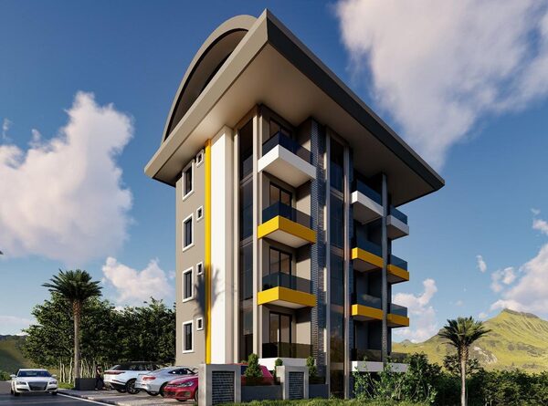 Апартаменти 1 спальня 45 м² в Аланії, Туреччина