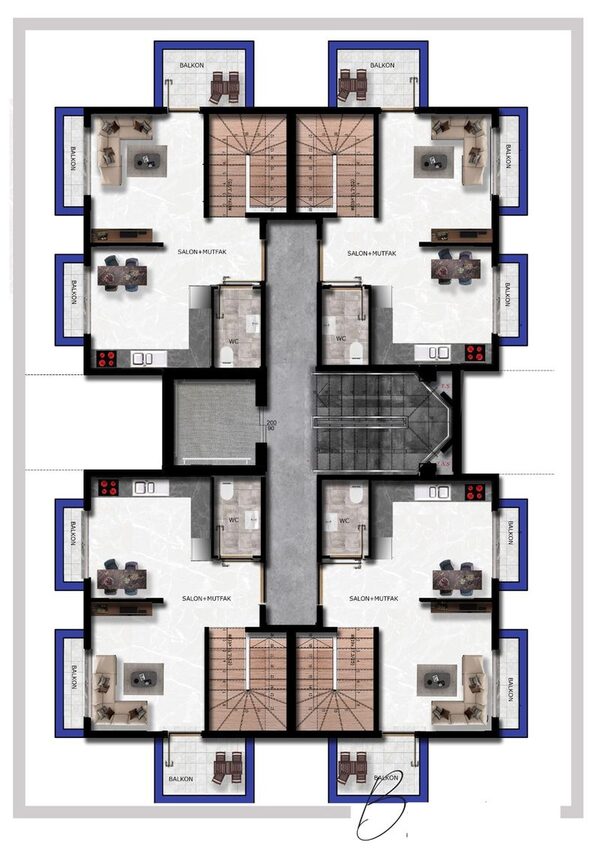 Apartament w Alanya, Turcja, 45m² - obraz 17