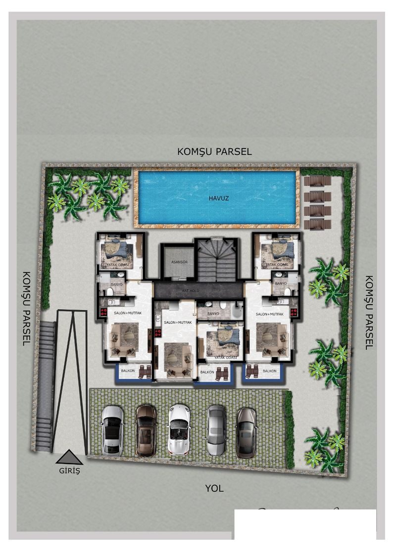 Квартира з 1 спальнею, 45м² в Аланія, Туреччина [ID: 0301-105457]