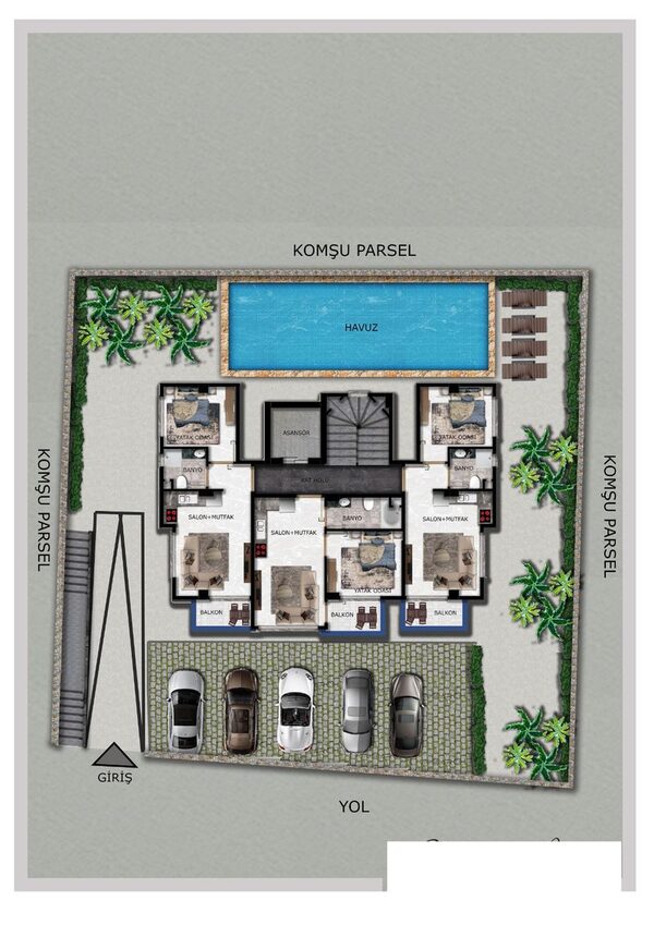 Apartament w Alanya, Turcja, 45m² - obraz 20