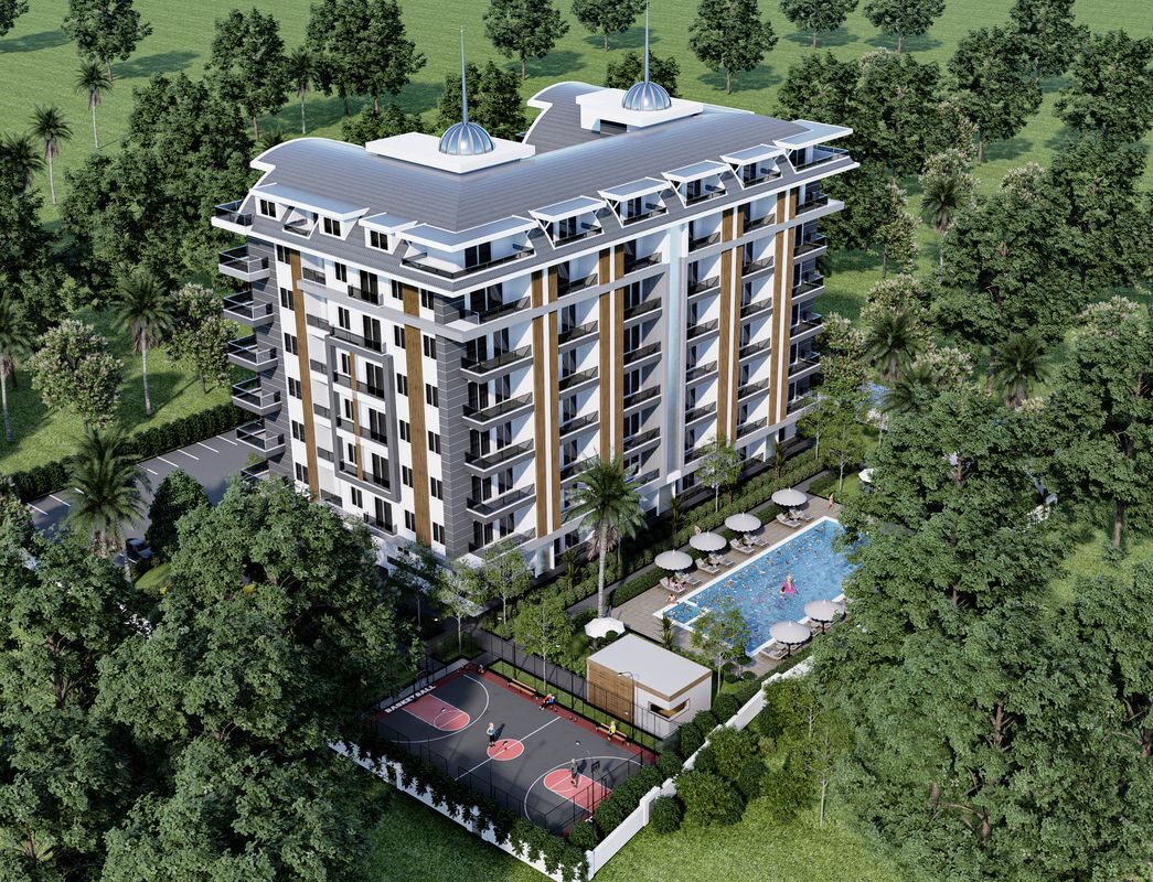 Квартира с 1 спальней, 52м² в Алания, Турция [ID: 0301-105470]