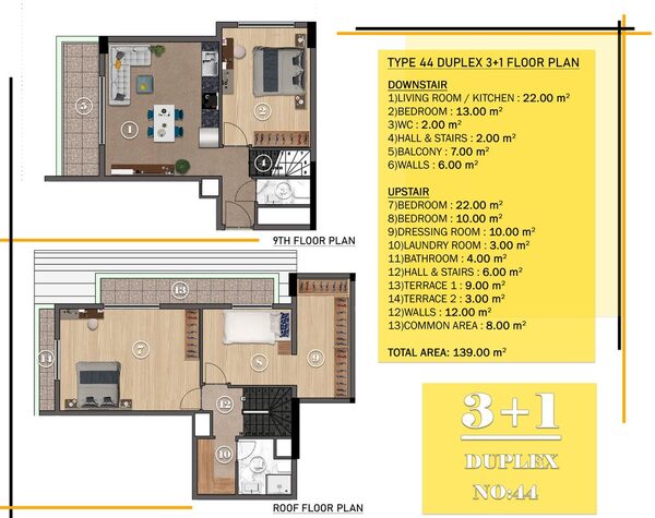 Квартира в Аланія, Туреччина, 58м² - зображення 15