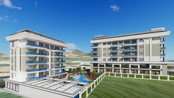 Апартаменти 1 спальня 50 м² в Аланії, Туреччина