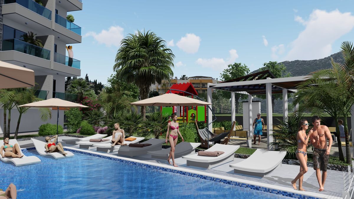 Apartament z 1 sypialnią, 54m² w Alanya, Turcja [ID: 0301-105483]