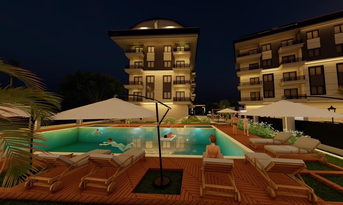 Квартира с 1 спальней, 43м² в Алания, Турция [ID: 0301-105487]
