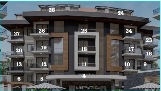 Квартира з 1 спальнею, 45м² в Аланія, Туреччина [ID: 0301-105489]