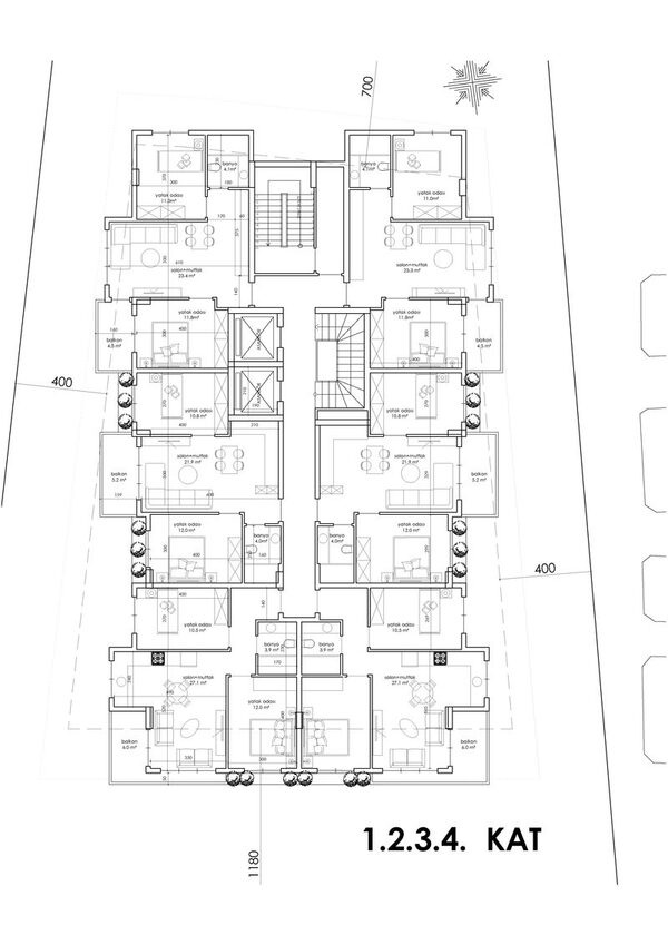 Apartament w Alanya, Turcja, 45m² - obraz 28