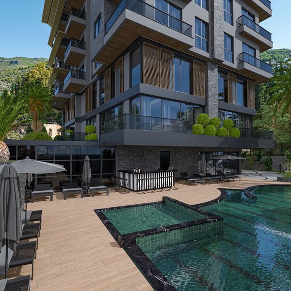 Apartament w Alanya, Turcja, 45m² - obraz 6