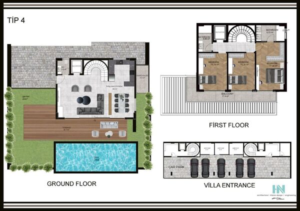 Квартира в Алания, Турция, 200м² - изображение 15