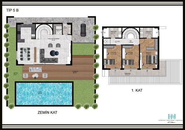 Квартира в Алания, Турция, 200м² - изображение 13