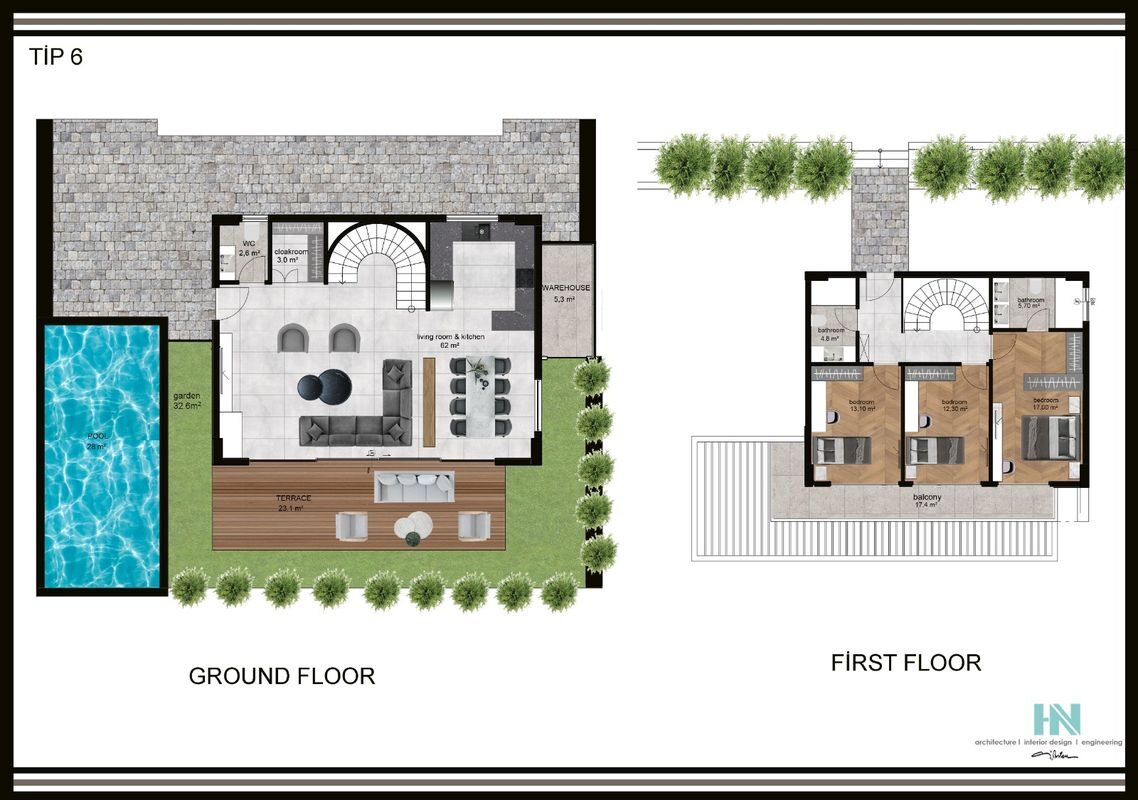Квартира с 3 спальнями, 200м² в Алания, Турция [ID: 0301-105490]