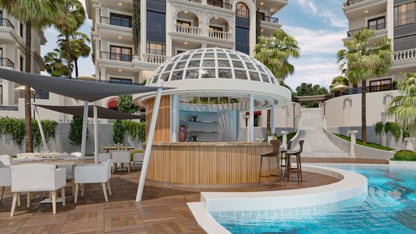 Apartament w Alanya, Turcja, 48m² - obraz 4