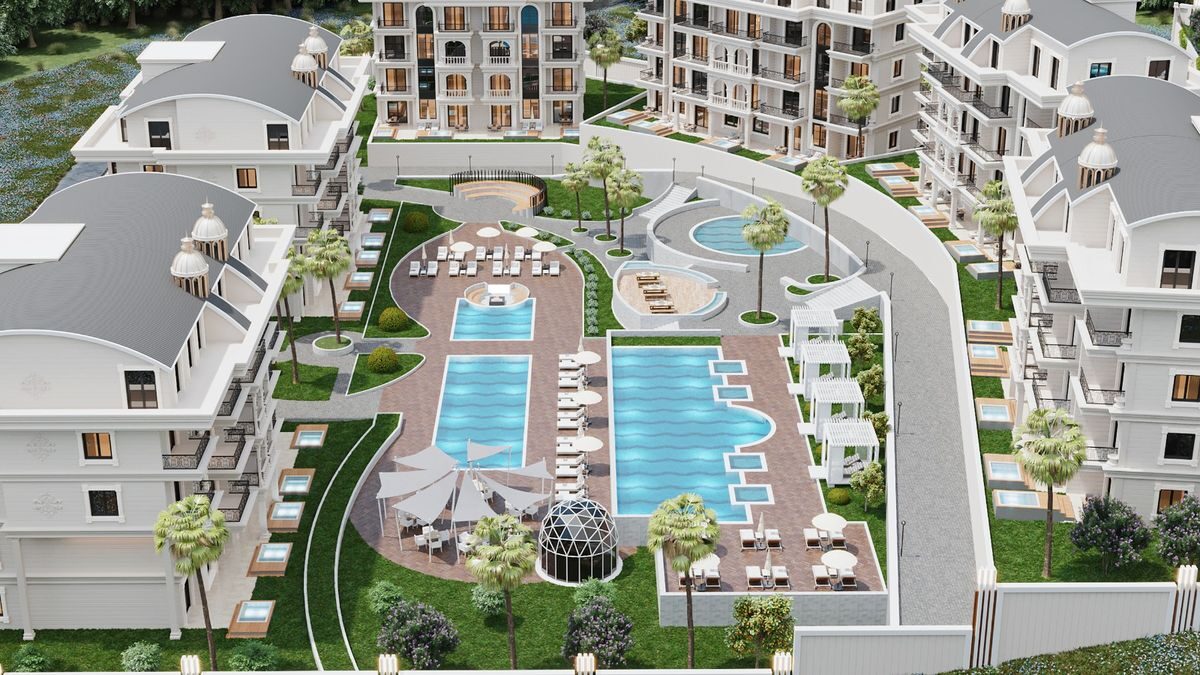 Apartament z 1 sypialnią, 48m² w Alanya, Turcja [ID: 0301-105496]