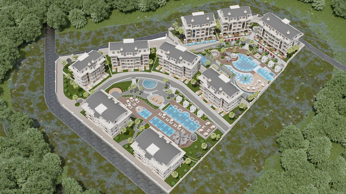 Apartament z 1 sypialnią, 48m² w Alanya, Turcja [ID: 0301-105496]