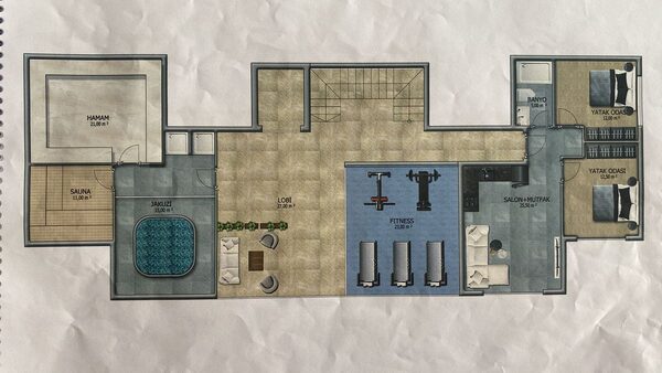 Apartament w Alanya, Turcja, 44m² - obraz 14