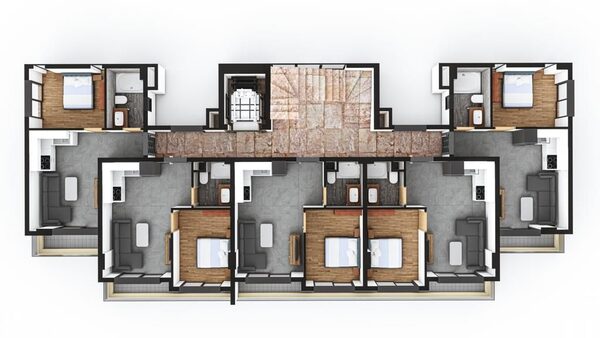 Apartament w Alanya, Turcja, 44m² - obraz 10