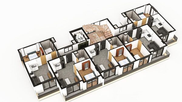 Apartament w Alanya, Turcja, 44m² - obraz 12