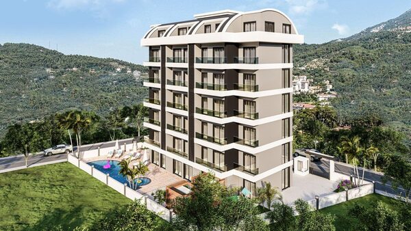 Apartament w Alanya, Turcja, 44m² - obraz 2