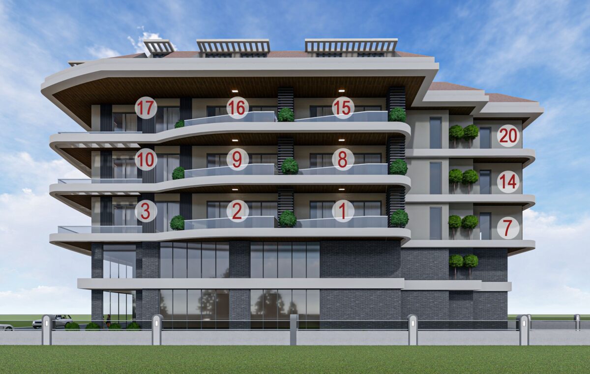 Apartament z 4 sypialniami, 52m² w Alanya, Turcja [ID: 0301-104844]
