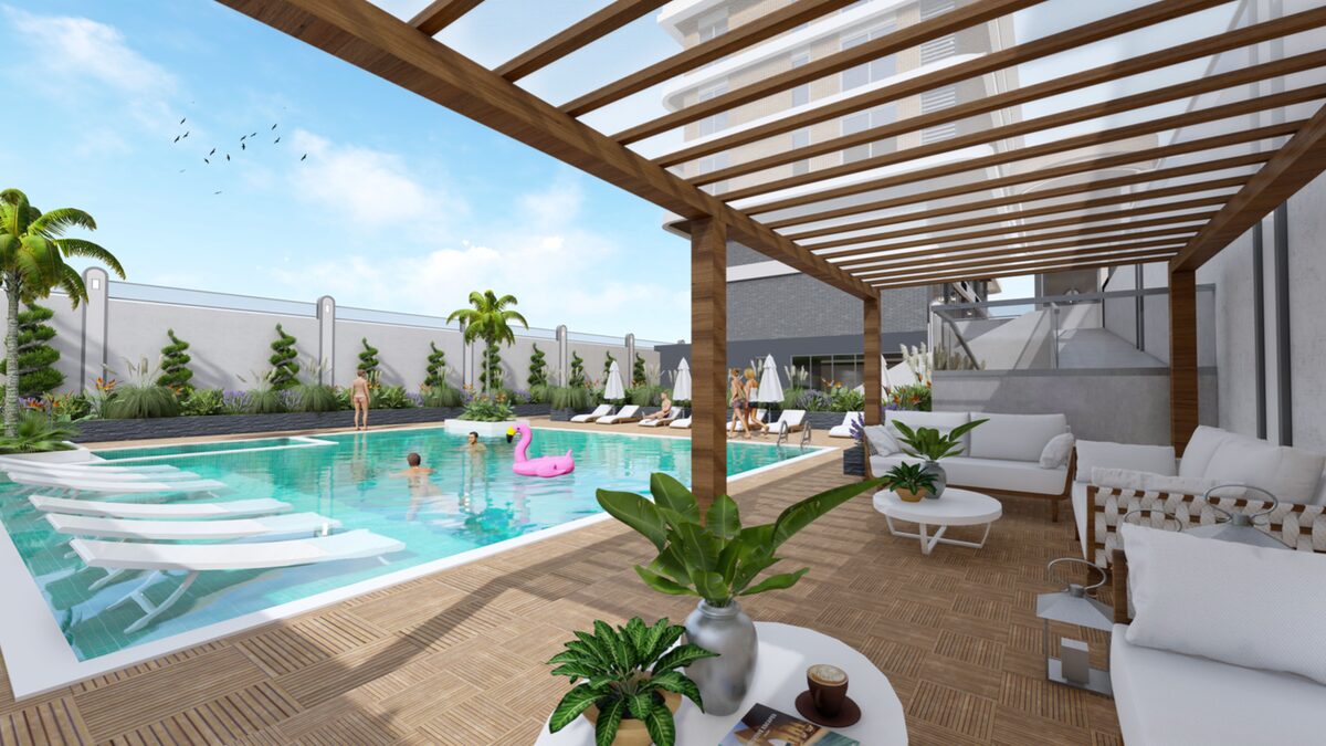 Apartament z 4 sypialniami, 52m² w Alanya, Turcja [ID: 0301-104844]