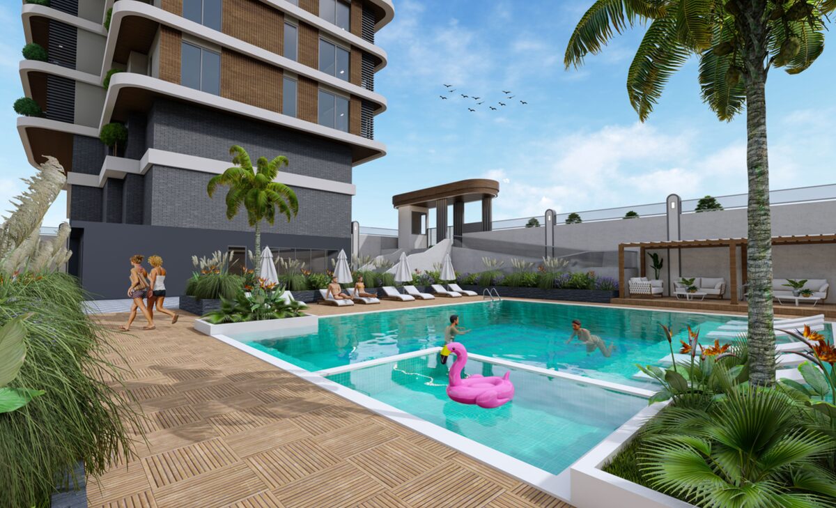 Apartament z 4 sypialniami, 52m² w Alanya, Turcja [ID: 0301-104844]