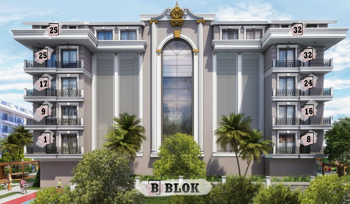 Квартира с 1 спальней, 40м² в Алания, Турция [ID: TA08-001]