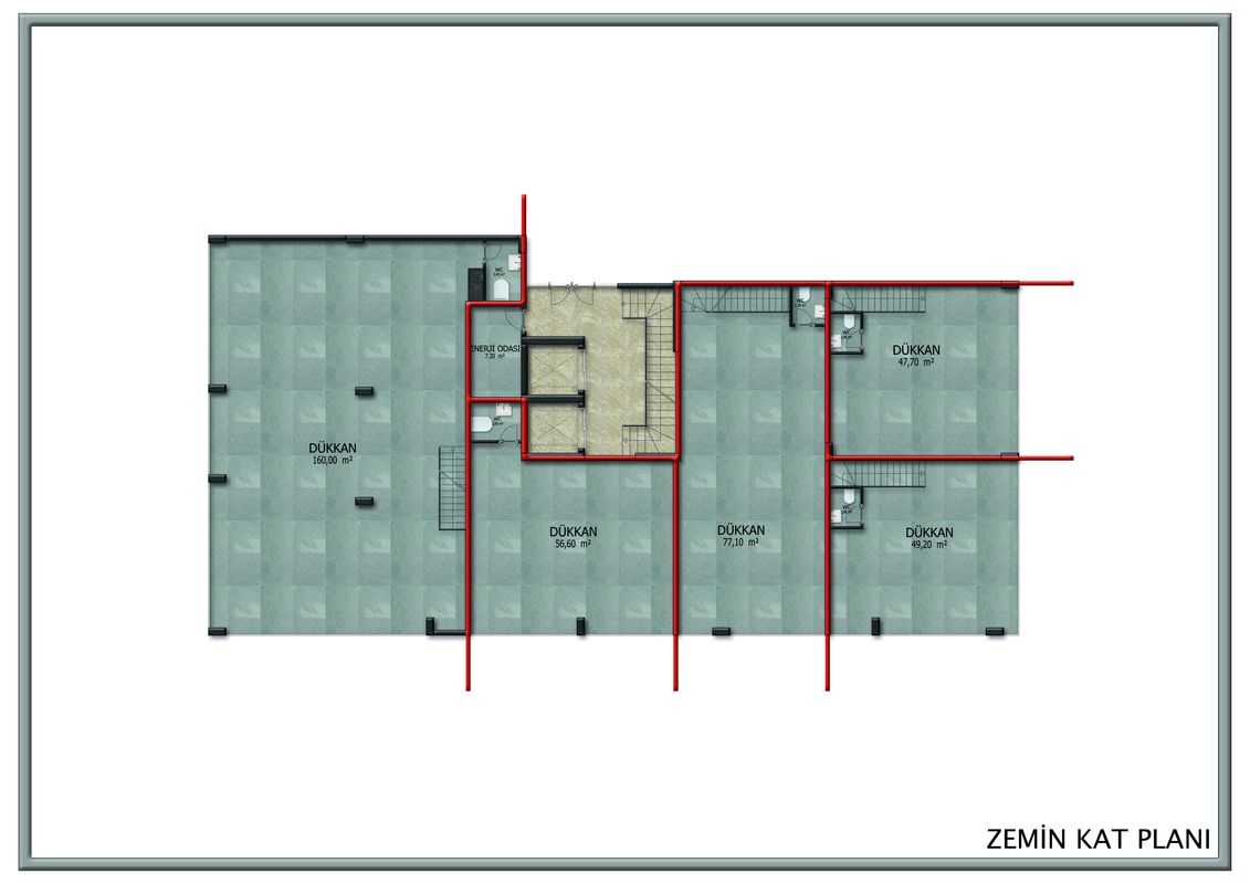 Квартира с 1 спальней, 46м² в Алания, Турция [ID: TA08-005]
