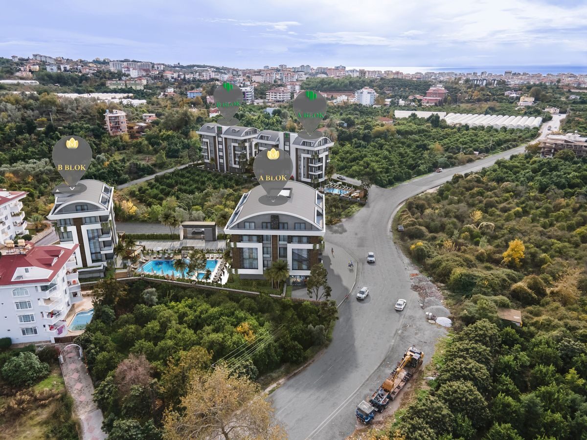 Квартира с 1 спальней, 50м² в Алания, Турция [ID: TA08-015]