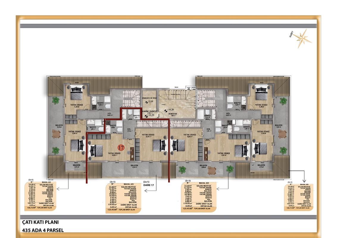 Apartament z 2 sypialniami, 100m² w Alanya, Turcja [ID: TA08-021]