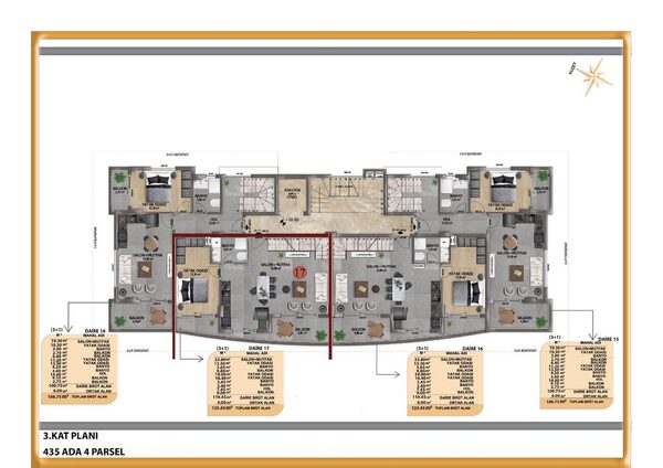 Квартира в Алания, Турция, 100м² - изображение 6