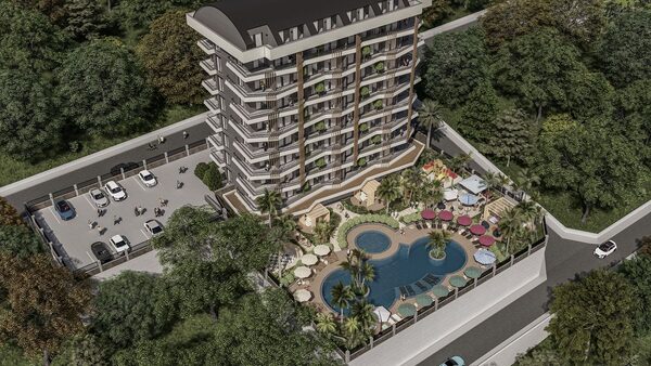 Квартира в Алания, Турция, 52м² - изображение 3
