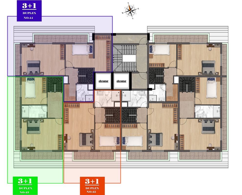 Apartment with 3 bedrooms, 139m² in Alanya, Turkey [ID: TA10-002]