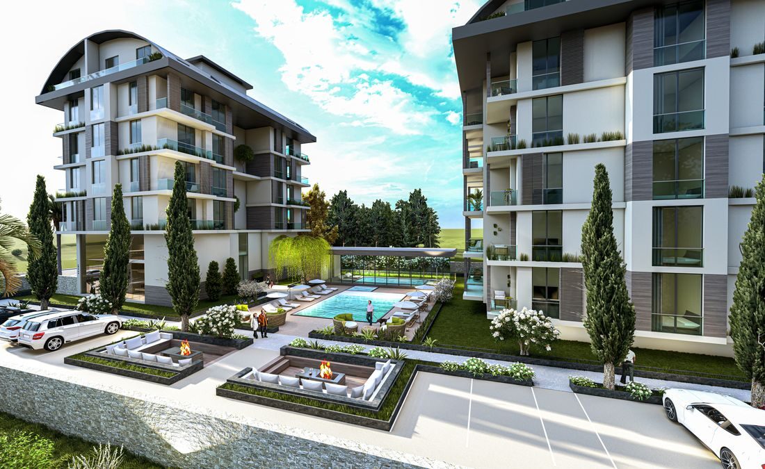Квартира с 1 спальней, 56м² в Алания, Турция [ID: TA10-003]