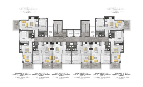 Квартира в Аланія, Туреччина, 118м² - зображення 14