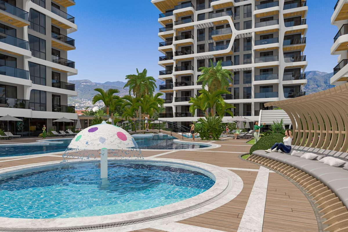 Квартира з 1 спальнею, 58м² в Аланія, Туреччина [ID: TA05-005]