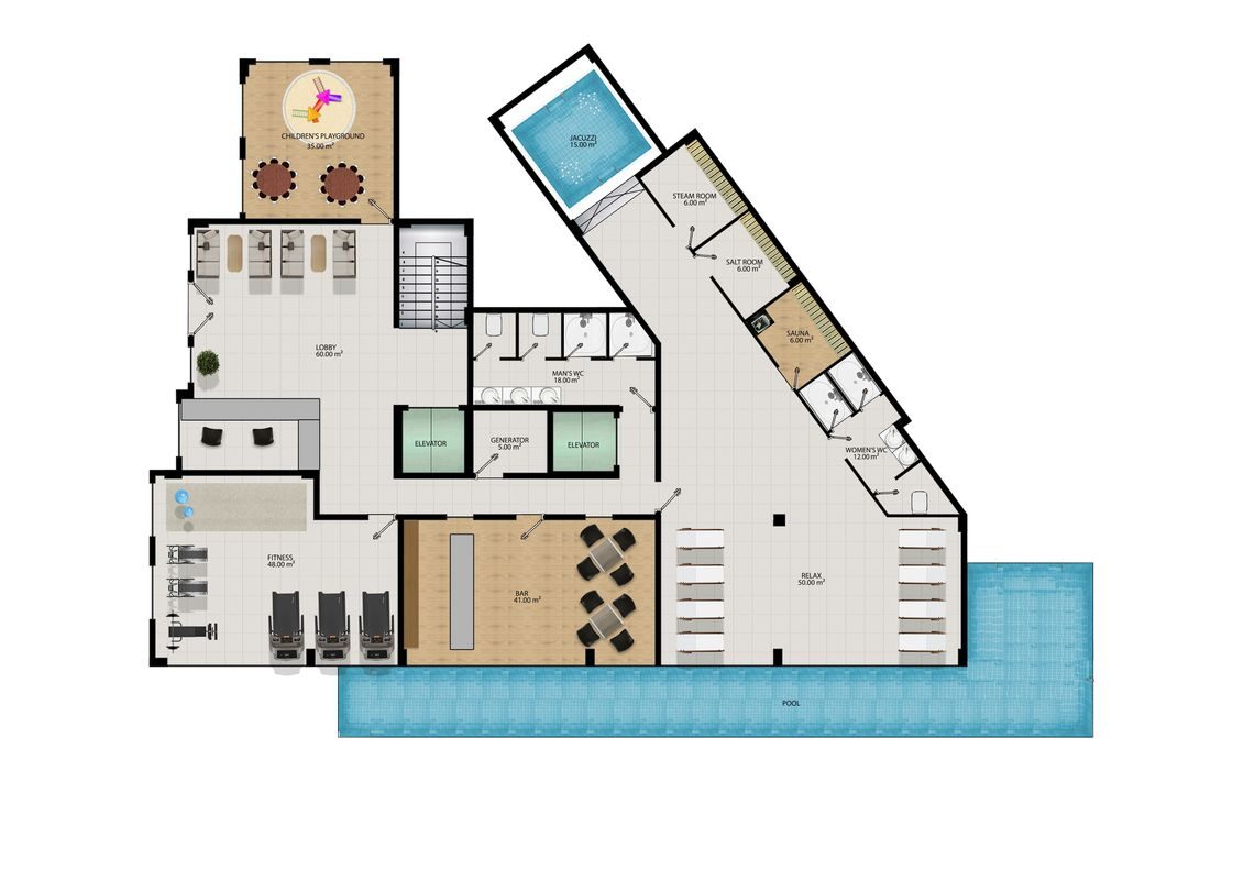 Apartament z 2 sypialniami w Alanya, Turcja [ID: TA11-004]