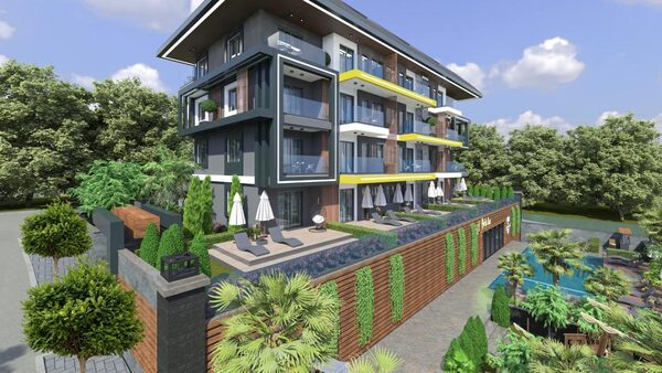 Квартира в Алания, Турция, 61м²