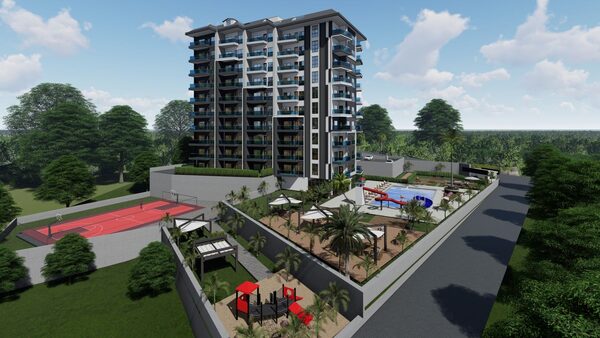 Апартаменти 2 спальні 78 м² в Аланії