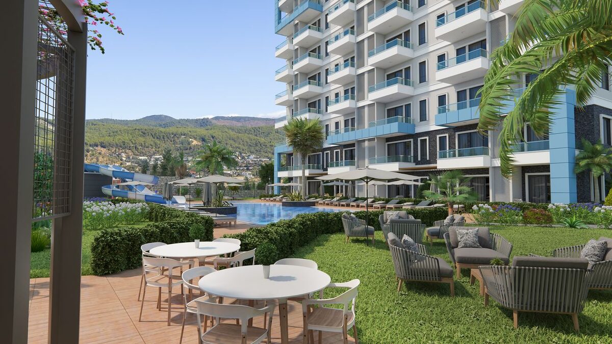 Apartament z 1 sypialnią, 46m² w Alanya, Turcja [ID: TA14-013]