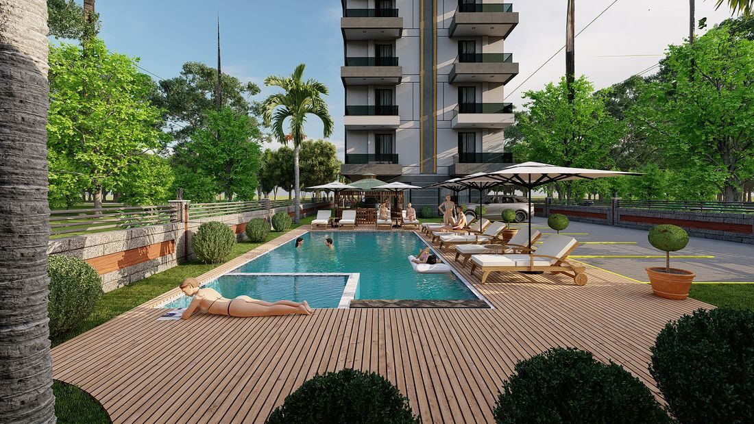 Квартира с 1 спальней, 45м² в Алания, Турция [ID: TA17-001]