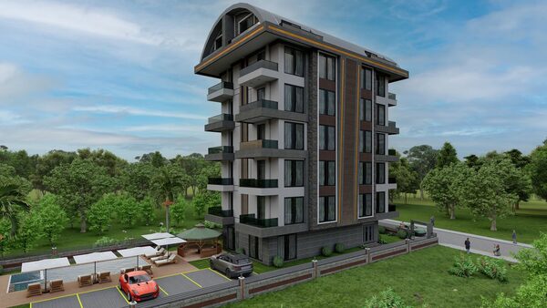Квартира в Алания, Турция, 45м² - изображение 2
