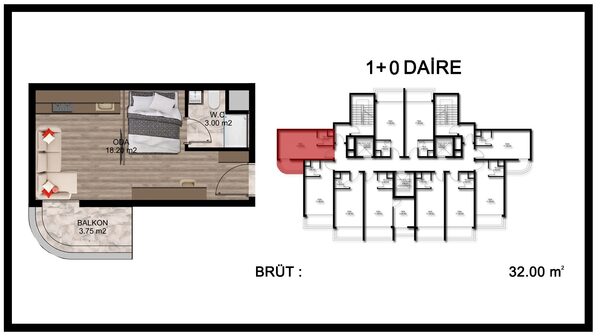 Apartment in Mersin, Turkey, 47m² - image 7
